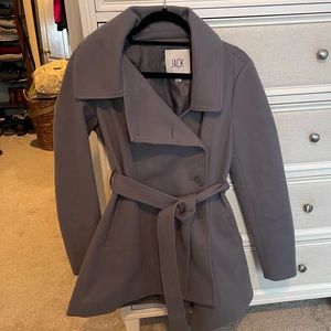Gray/Blue Pea Coat